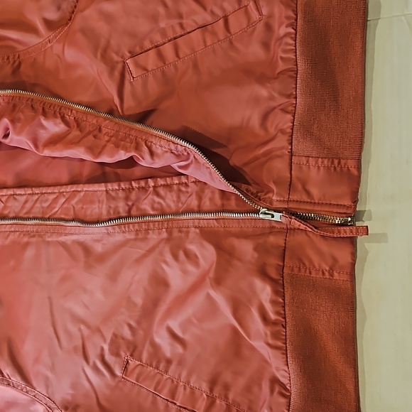 Gap Pink Nylon Bomber Jacket Pink Size S - Picture 10 of 12